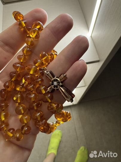 Бусы из янтаря