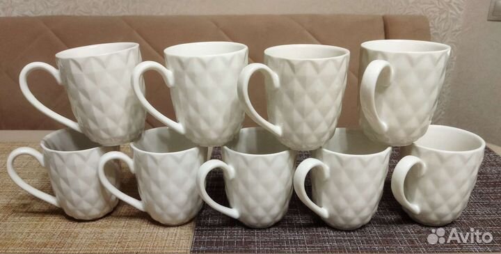 Чайно кофейный набор на бамбуковой подставке