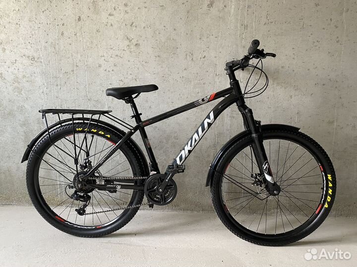 Горный велосипед 27.5 с багажником Новый