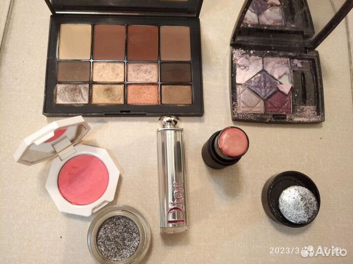 Nars, dior, fenty beaty, shiseido, caudalie