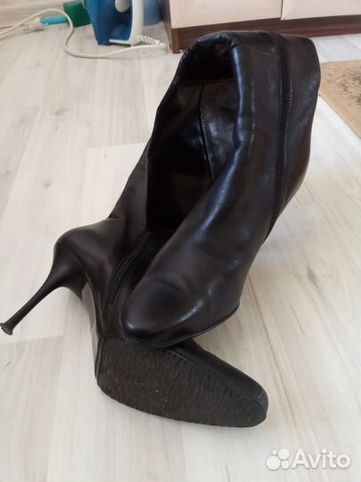 Сапоги демисезон кожа 37р