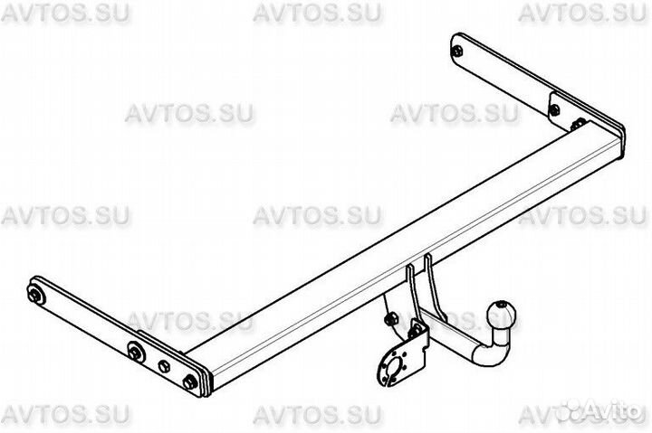 Фаркоп volkswagen tiguan (2007-2015) (AvtoS VW 23)