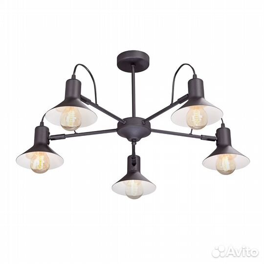 Люстра металл в спальню