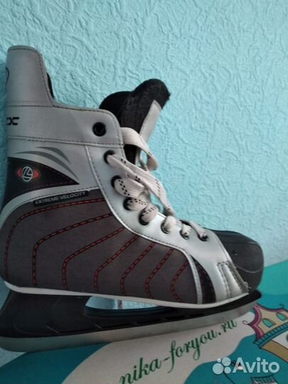 Коньки хоккейные мужские larsen р.44 новые