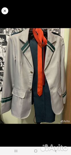 Косплей костюм и парик бакуго