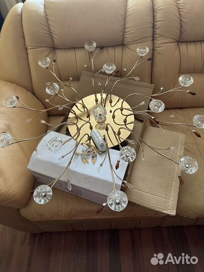 Люстра потолочная б/у