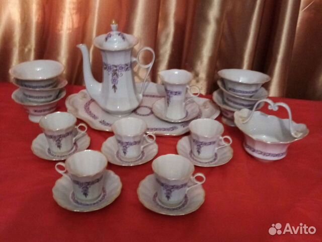 Кофейный сервиз СССР фарфор