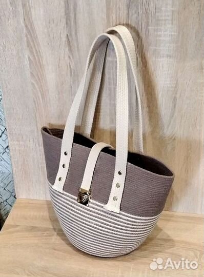 Cумка из хлопкового шнура эко