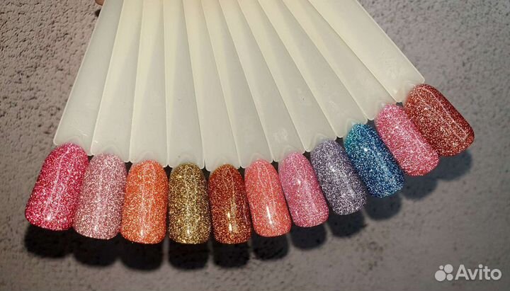 Светоотражающий гель лак основная палитра