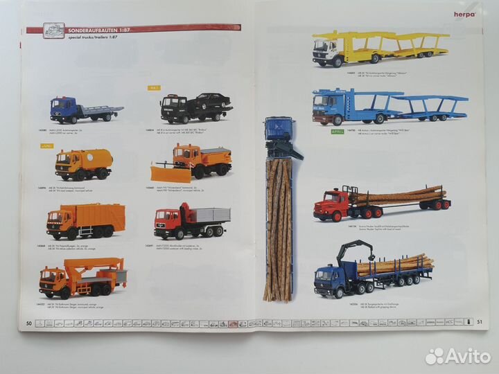 Каталог herpa 1998г