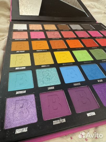 Beauty BAY 42 bright palette палетка теней