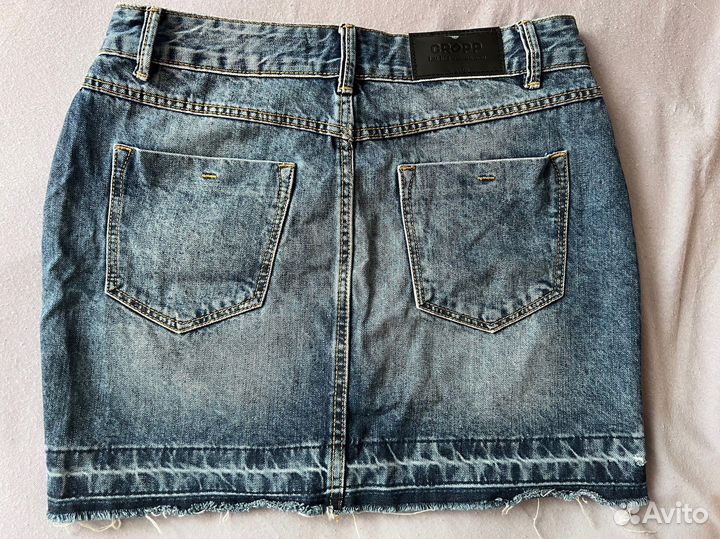 Юбка мини джинсовая