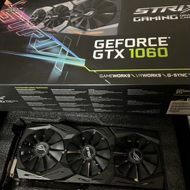 Видеокарта gtx 1060 6gb asus rog strix