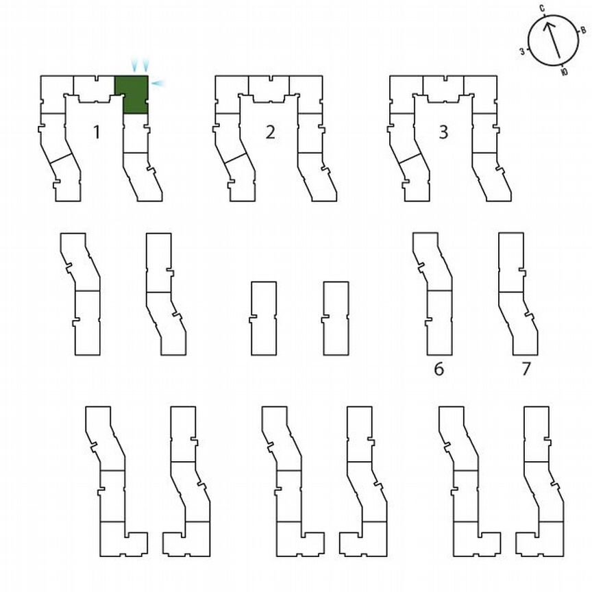 3-к. квартира, 70 м², 1/3 эт.
