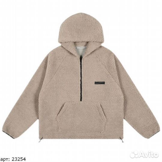 Шерпа куртка Essentials Бежевая