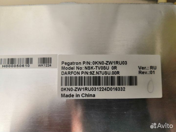 Клавиатура для ноутбука toshiba