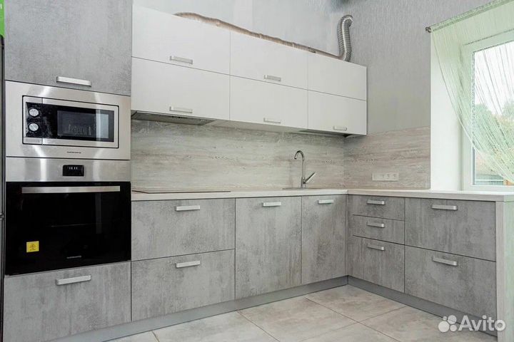 Цена за всю кухню эмаль. Угловая кухня ксп.10886