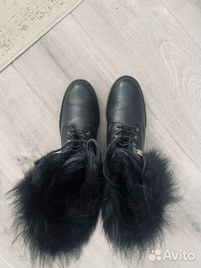 Ботинки Massimo Dutti, 38, натур.кожа, б/у