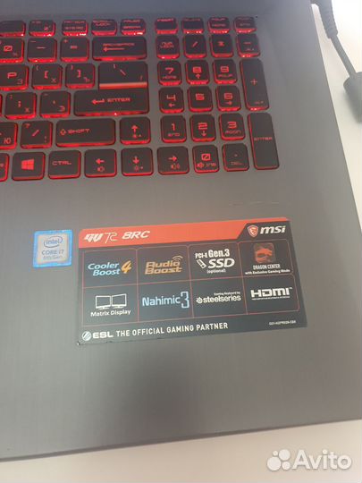 Игровой ноутбук msi