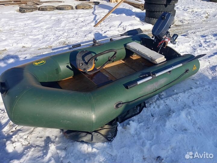 Лодка надувная бу с мотором