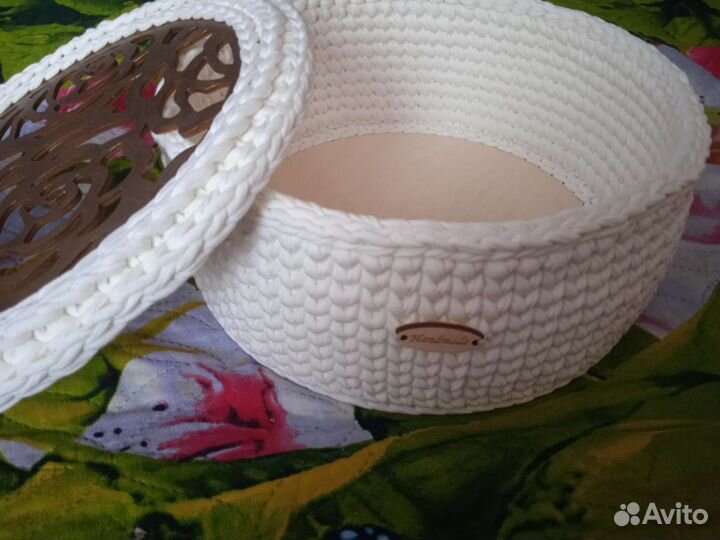 Корзина шкатулка для хранения в подарок большая