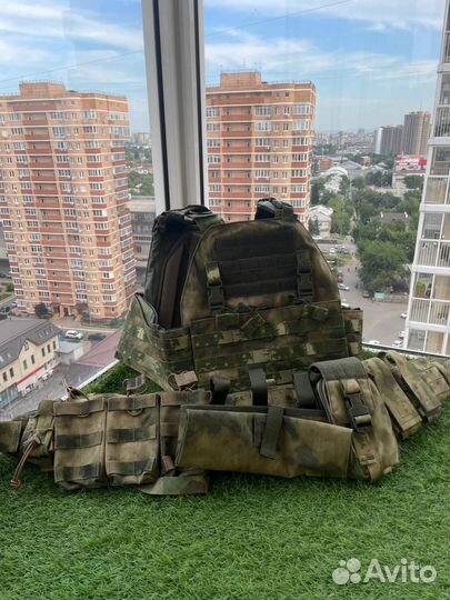 Бронежилет плитник, пояс тактический, рпс