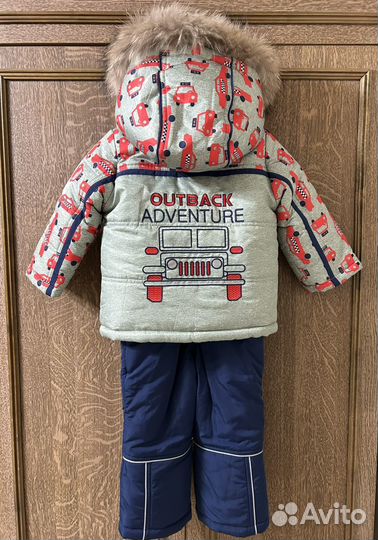 Зимний костюм для мальчика 74
