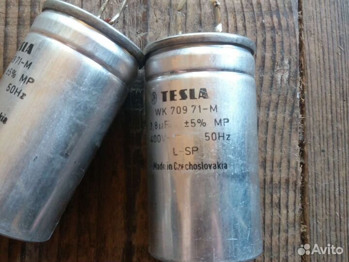 Пусковой конденсатор теsla для пуска люминес.ламп