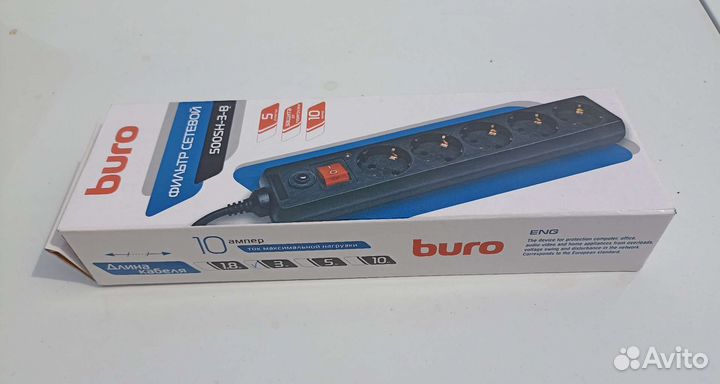 Сетевой фильтр buro 3м
