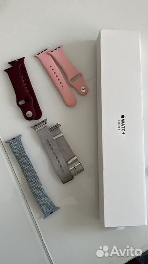 Часы apple watch 3 38 mm silver aluminum оригинал