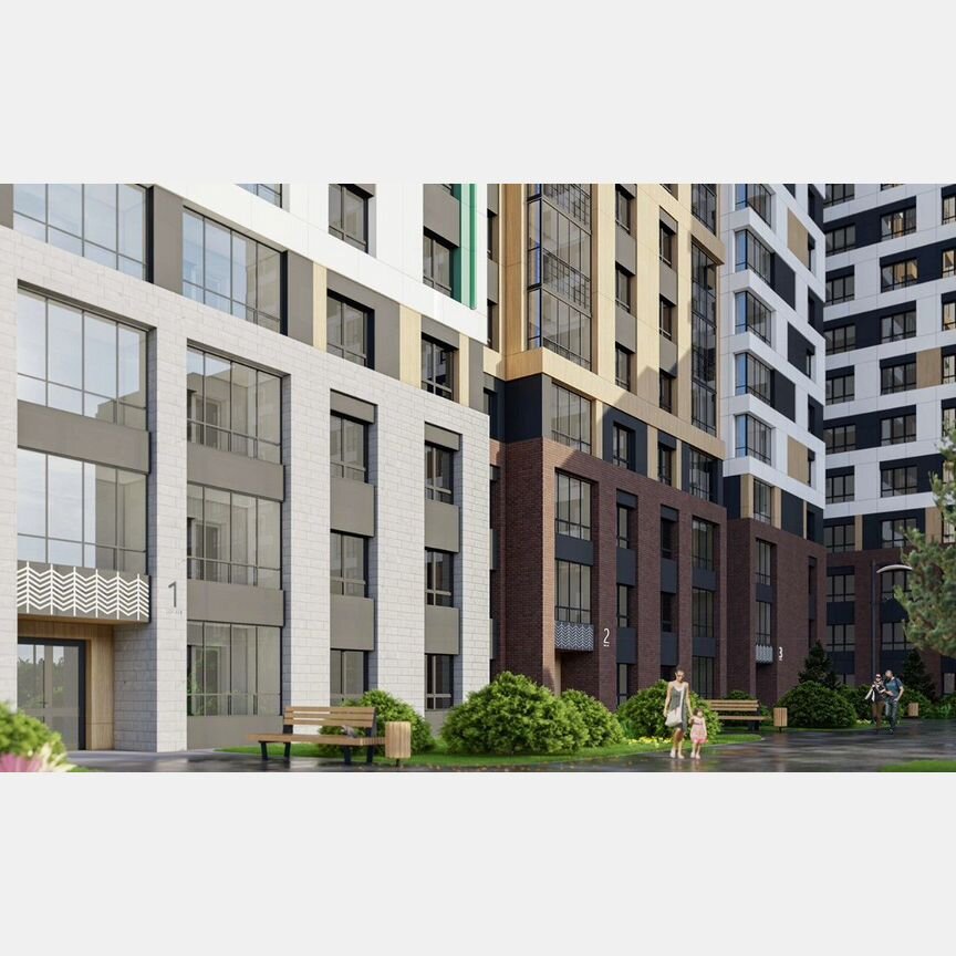 1-к. квартира, 40,9 м², 1/9 эт.