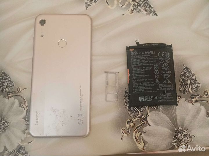 Крышка лоток для сим и батарейка для хонор 8а