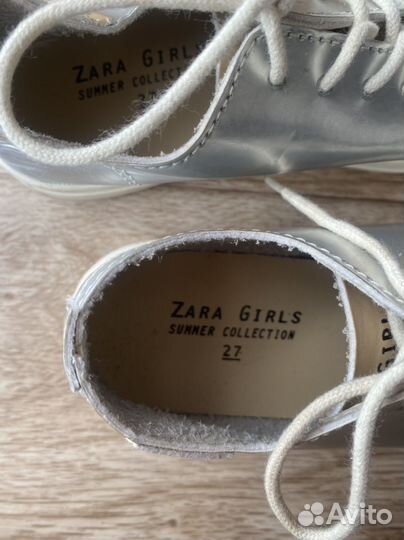 Кеды туфли для девочки zara
