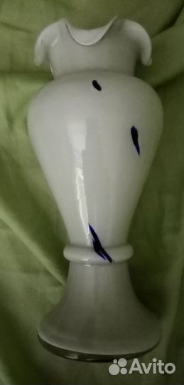 Ваза молочное стекло винтаж СССР