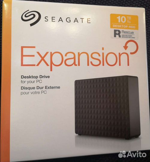Внешний жесткий диск Seagate Expansion 10Tb HDD