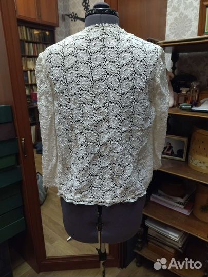 Свадебная накидка кружевная винтажная