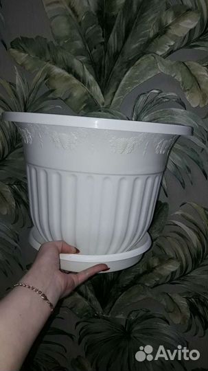 Горшок для цветов квадро