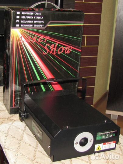 Лазер US N600 GR-140 LED светомузыка микрофон DMX