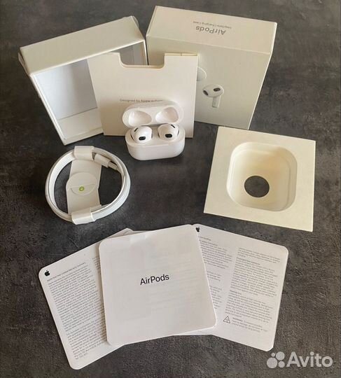 Беспроводные наушники apple airpods 3