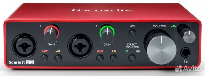 Аудиоинтерфейс Focusrite Scarlett 2i2 3rd Gen