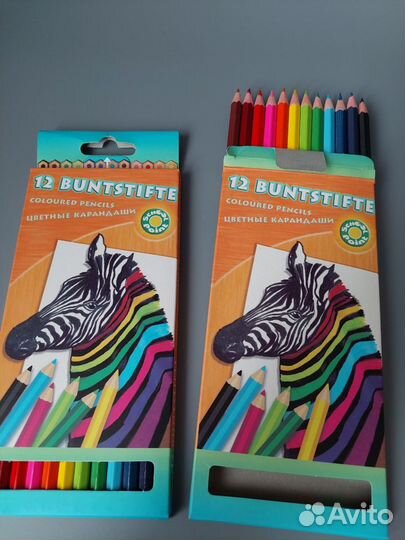 Набор цветных карандашей 12 цветов Германия