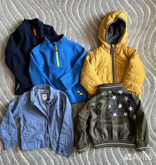 Детские вещи на мальчика пакетом 2-5 лет