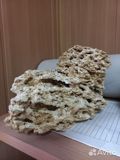 Песчанник натуральнй 22 на16см для аквариума