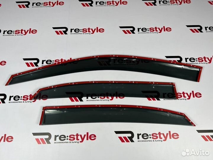 Ветровики Toyota Harrier 30 03-09г Kanglong