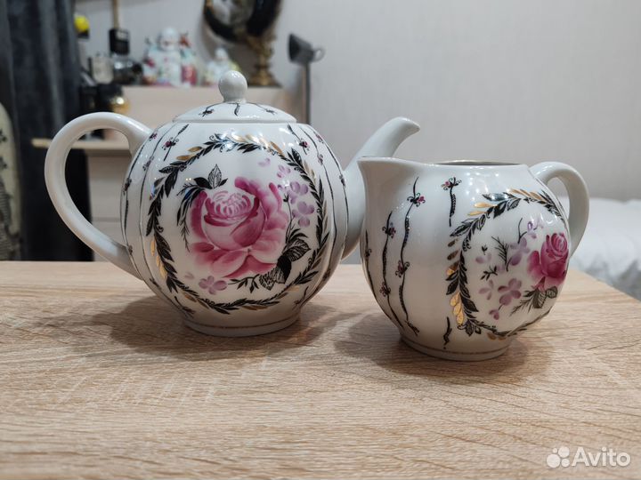 Заварочный чайник и соусник лфз СССР