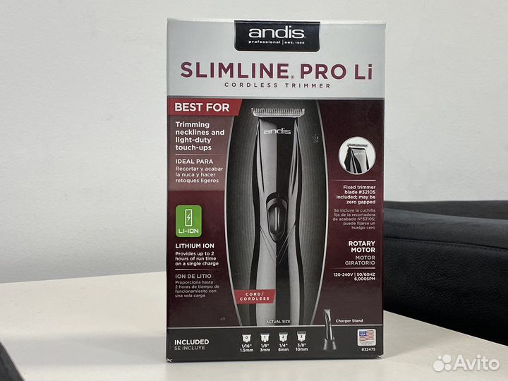Триммер andis slimline pro li