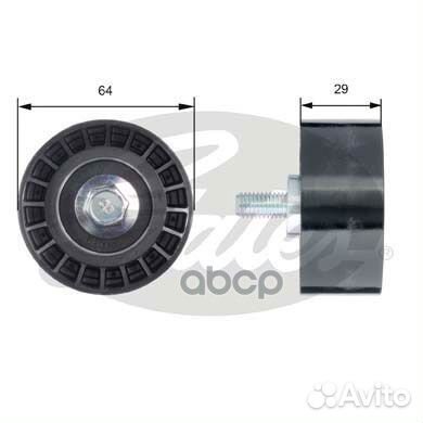 Ролик натяжной ремня грм T42170 Gates