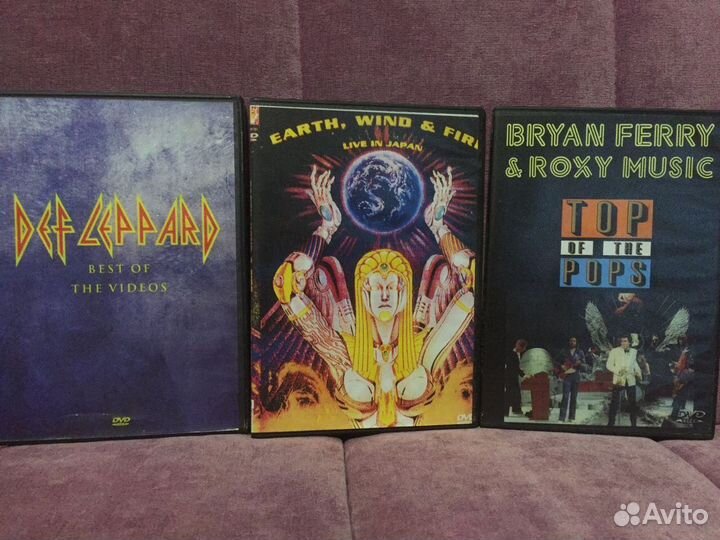 Концерты и клипы на DVD