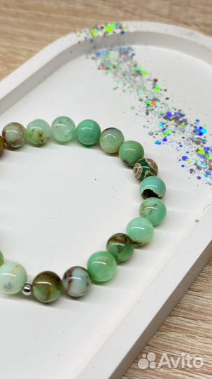 Браслет из хризопраза