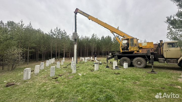 Забивка жб свай